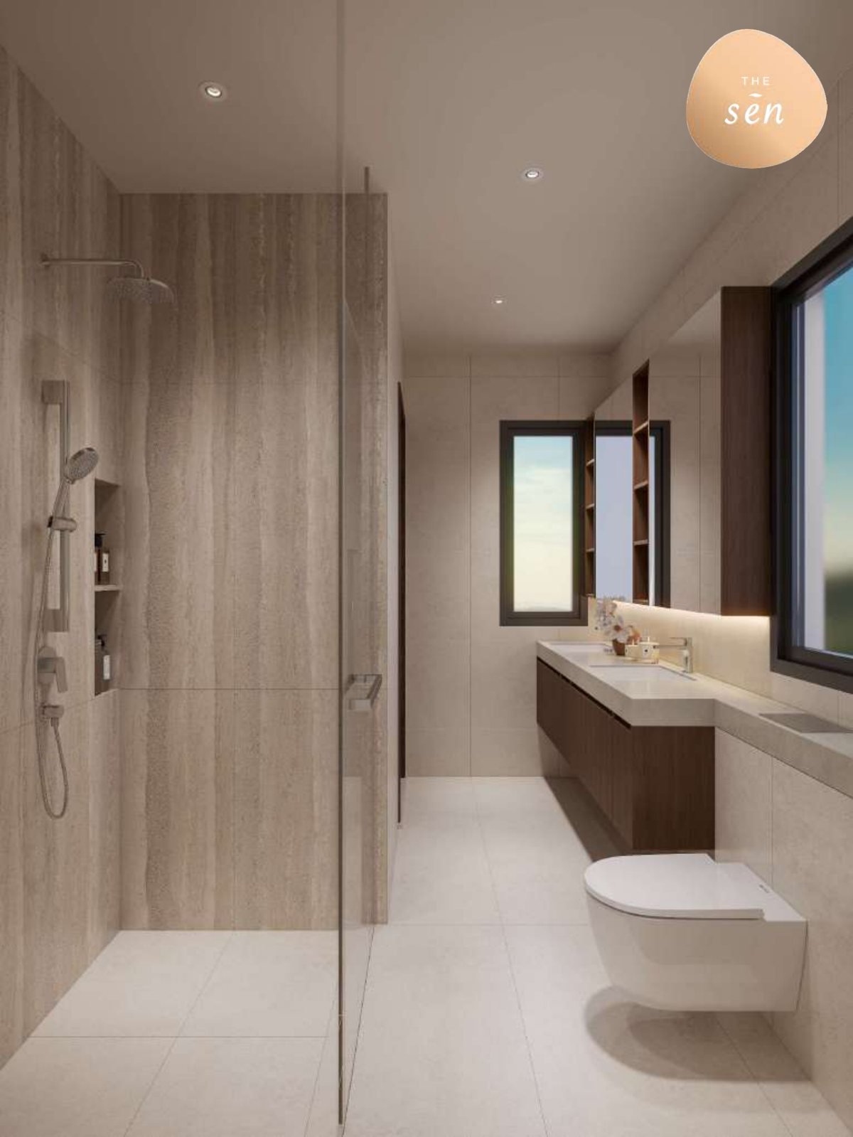 A premium bathroom in a Prestige unit, artist's impression