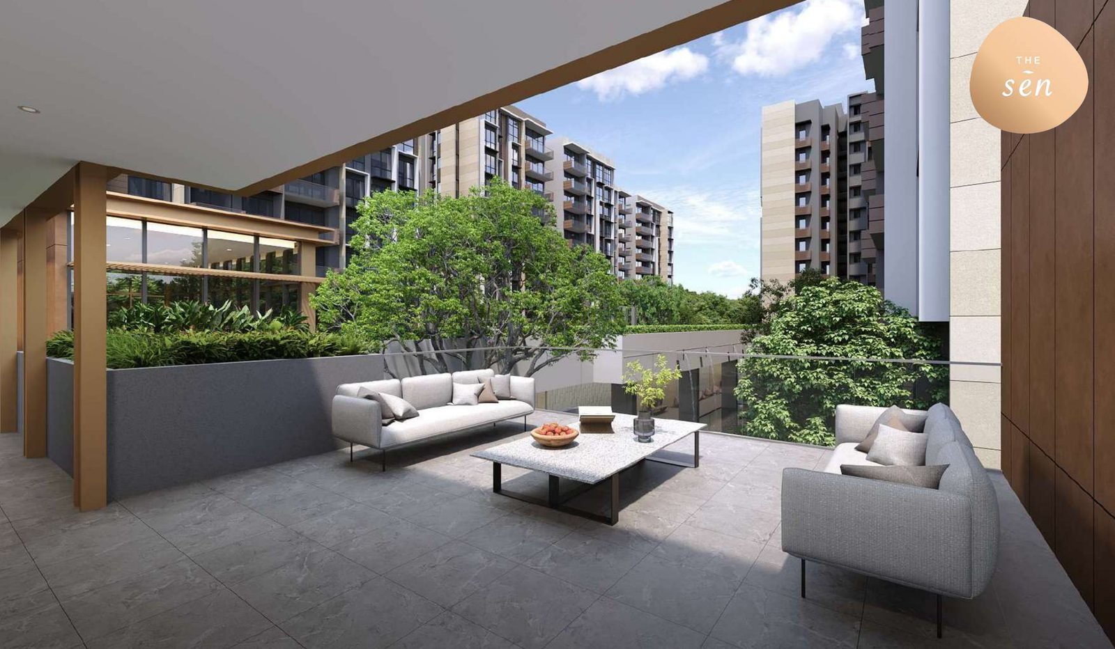Serenity Lounge on the second-storey pool deck, artist's impression